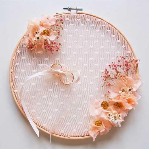 porta anillos flores preservadas