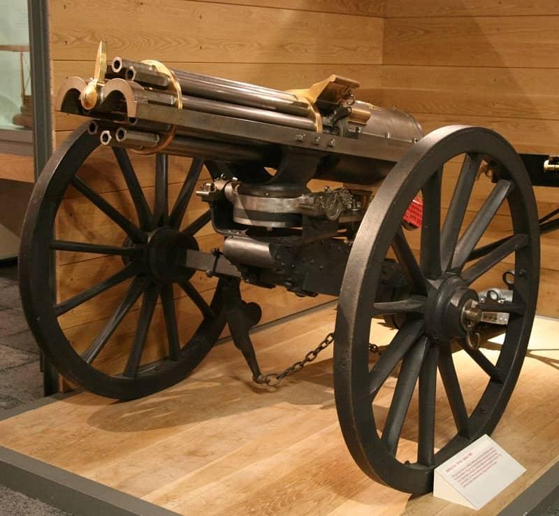 Armas más antiguas del mundo gatling gun