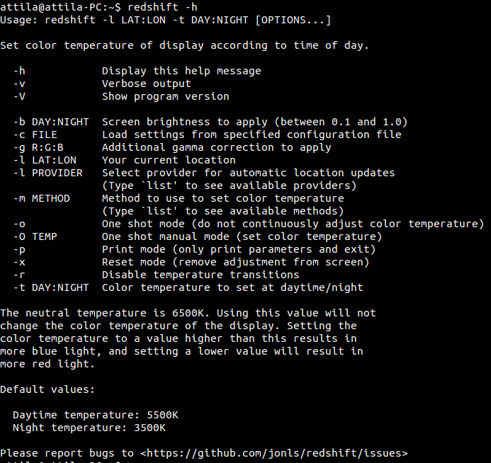 Proteja sus ojos de la tensión con Redshift en Linux