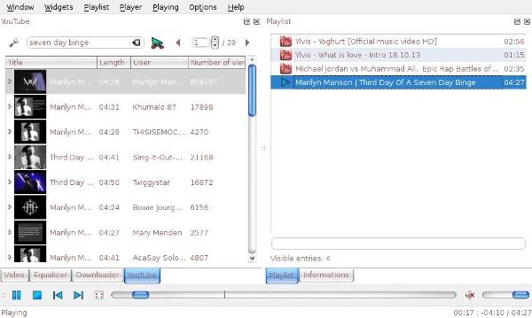 Reproductores de escritorio de YouTube para Linux: Atraci vs QMPlay2
