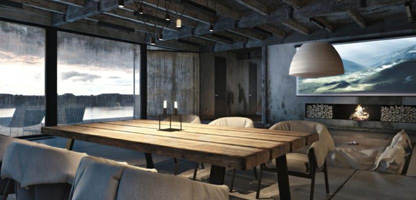 Sal&oacute;n comedor industrial
