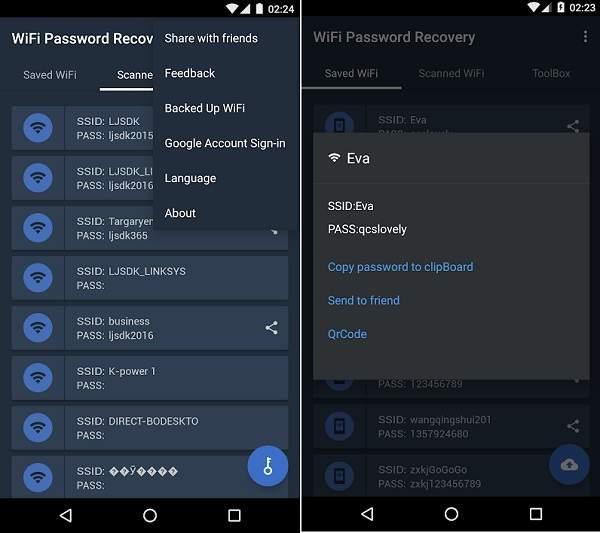 Cómo sacar obtener extraer o ver las contraseñas WiFi guardadas en un teléfono Android con root y sin root ¿es posible?
