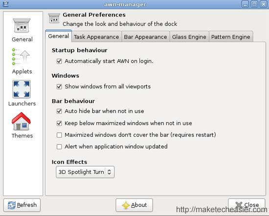 Cómo conseguir un muelle estilo Mac OSX en Hardy Heron