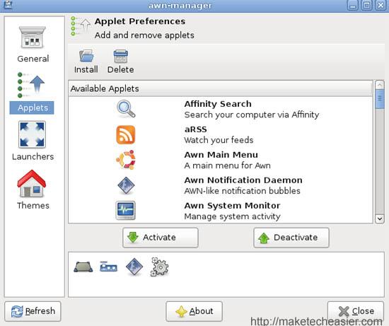 Cómo conseguir un muelle estilo Mac OSX en Hardy Heron