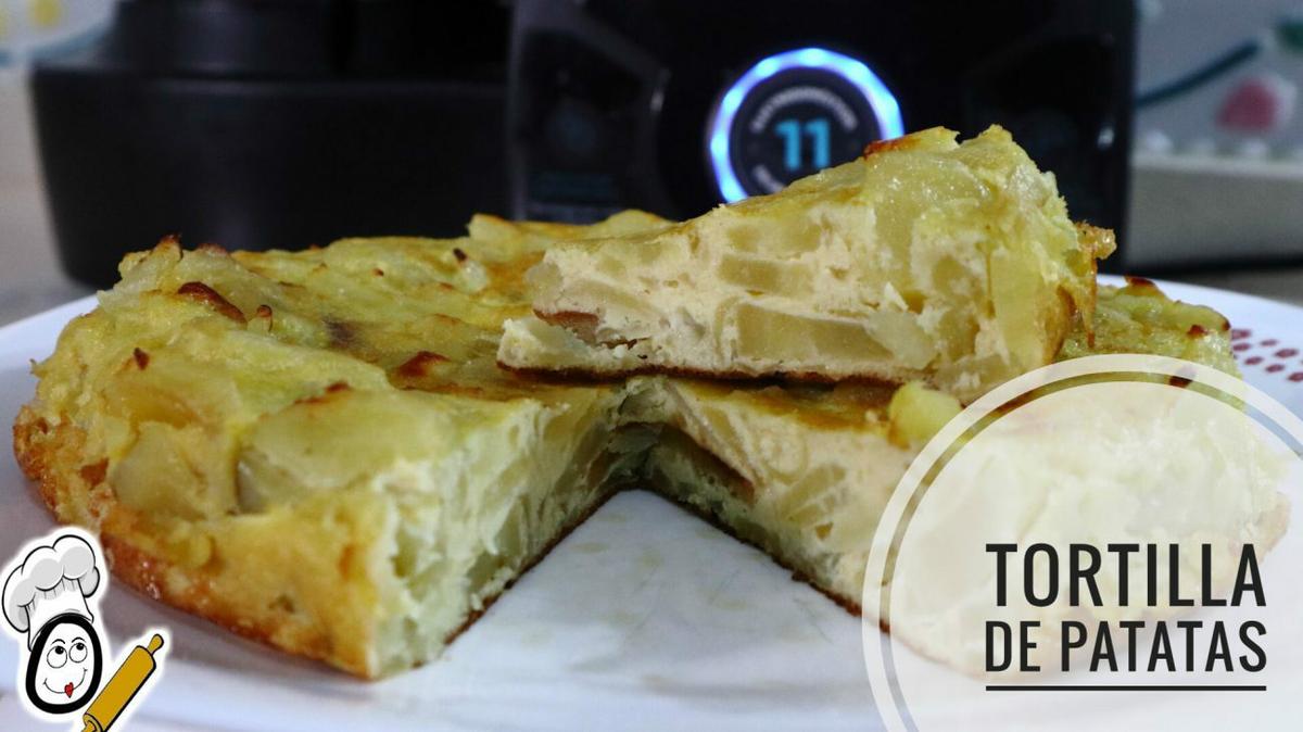 Tortilla de patatas con Mambo de Cecotec