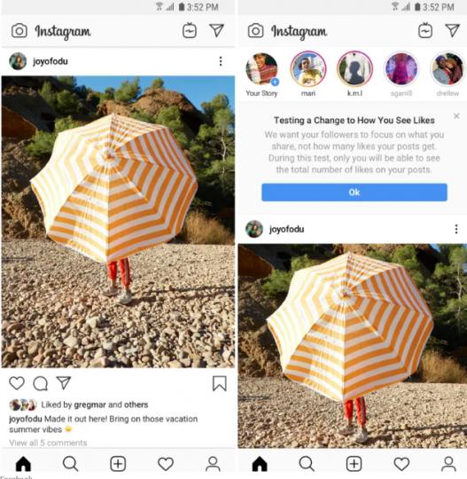 Instagram esconderá el conteo de Me Gusta