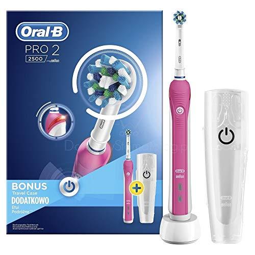 Oral B Pro 2 2500 color rosa y blanco