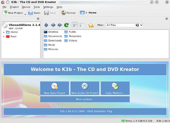 Avance de Kubuntu 9.10 Karmic Koala