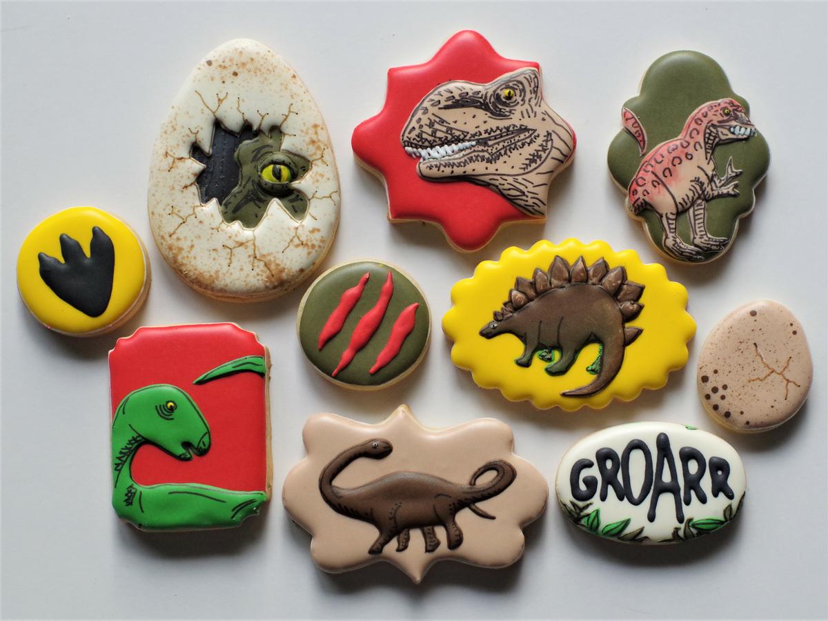 Doctorcookies dinosaur cookies (10)