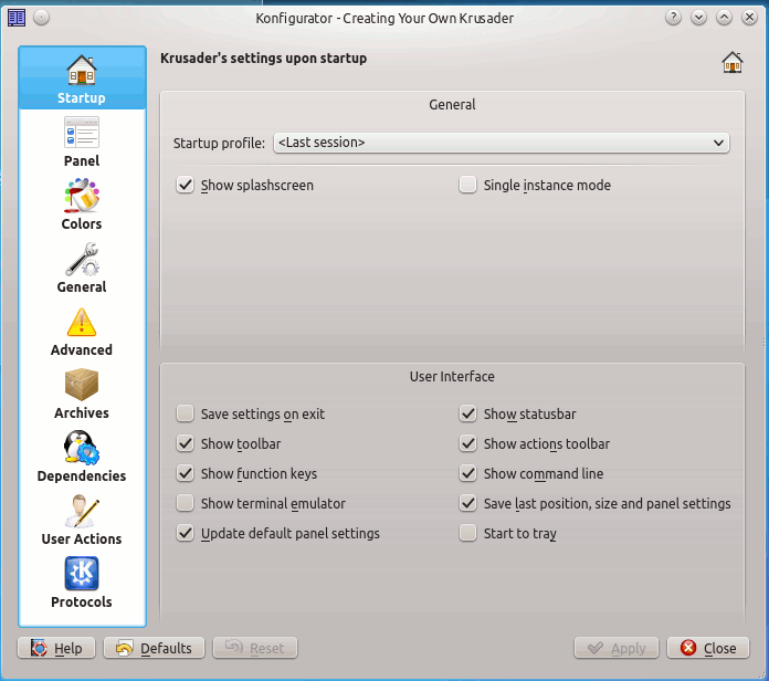 Utilice Krusader para una mejor gestión de archivos en el escritorio KDE