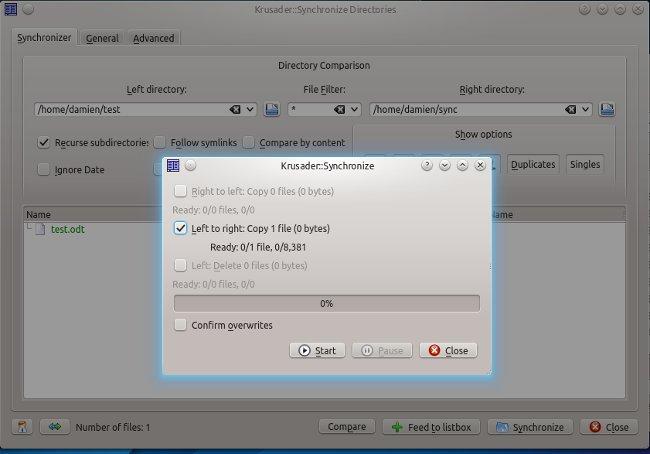 Utilice Krusader para una mejor gestión de archivos en el escritorio KDE