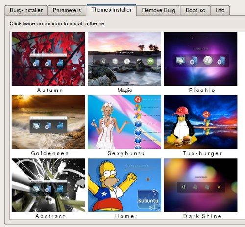 Cómo personalizar la pantalla de Grub con BURG Manager