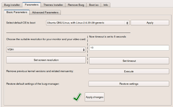 Cómo personalizar la pantalla de Grub con BURG Manager