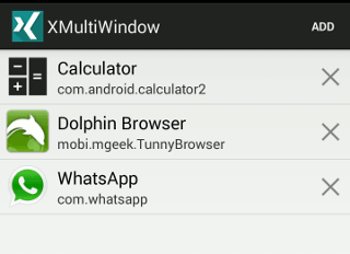 XMultiWindow: Abrir aplicaciones de Mutliple Android en vistas divididas