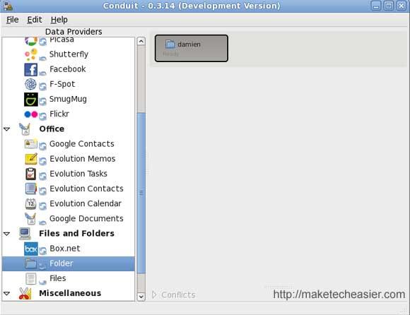 Gestione su sincronización y copia de seguridad fácilmente con Conduit For Linux