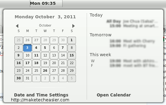 Cómo integrar Google Calendar en Gnome Shell