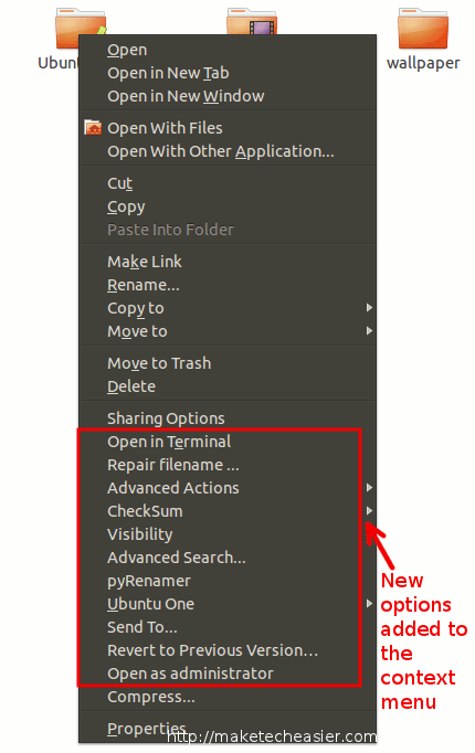 Nautilus Actions Extra añade muchas opciones útiles a tu menú contextual[Ubuntu Nautilus]