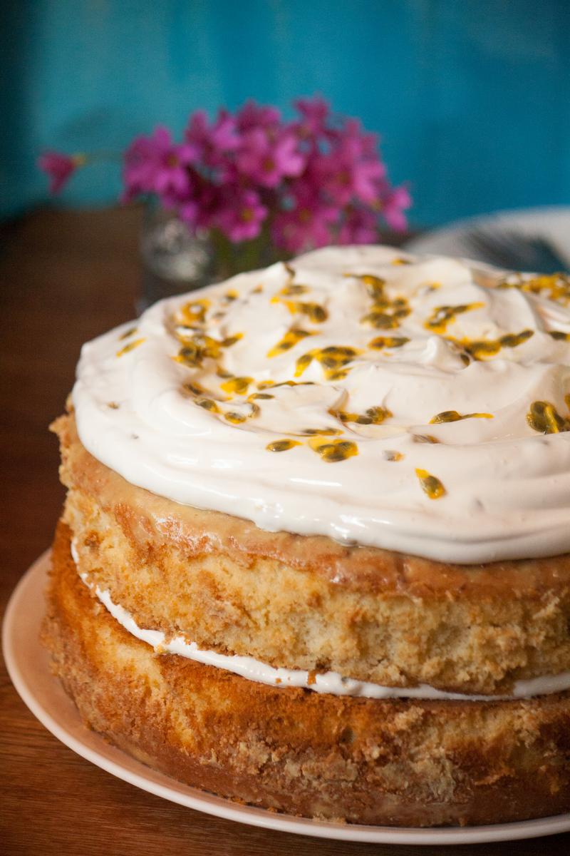 Torta Tres Leches de Maracuyá