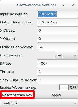 Juegos de Stream en Twitch con Linux usando Castawesome