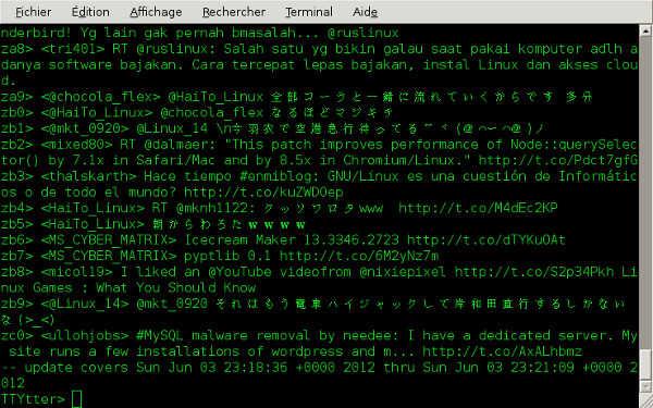 TTYtter - Tweet vía la línea de comandos[Linux]