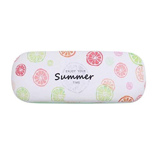 Tinkber Estuche portátil para gafas con motivos de frutas, Caja Estuche para Gafas, diseño de frutas, caja de almacenamiento