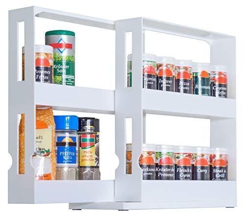 UPP – Especiero extensible – Estante universal/Almacenamiento/Sistema de orden/Armario de cocina/estantería para medicamentos