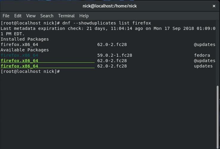 Cómo degradar software/paquete en Linux