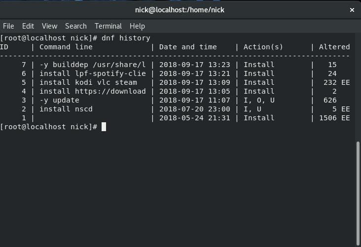 Cómo degradar software/paquete en Linux