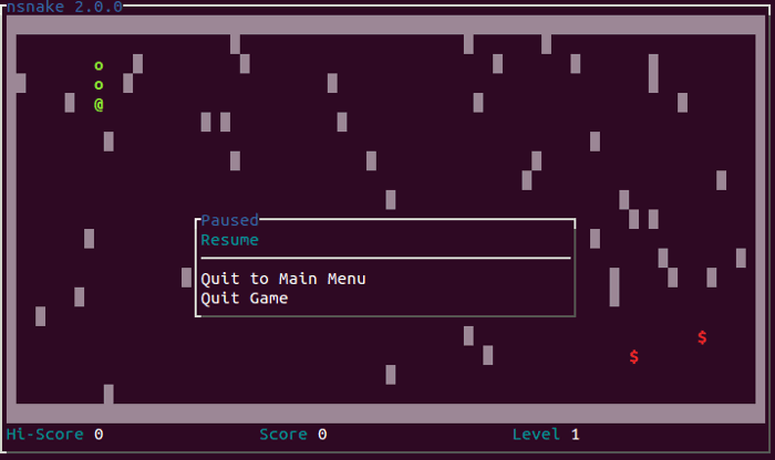 Juega al clásico juego de la serpiente en el terminal Linux