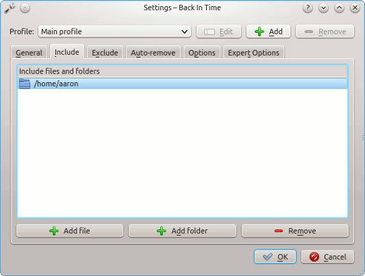 Revisión de aplicaciones Linux: Edición KDE Backintime