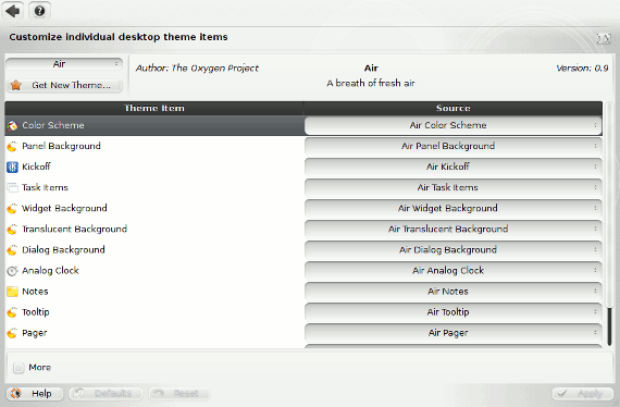 Cómo personalizar su escritorio KDE con KDE-Look.org