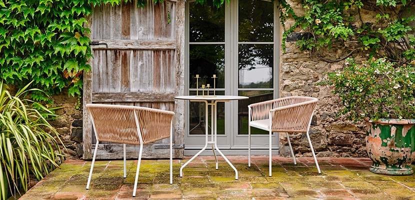 Terraza de estilo bohemio