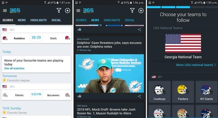 5 de las mejores aplicaciones Android para los fans de la NFL