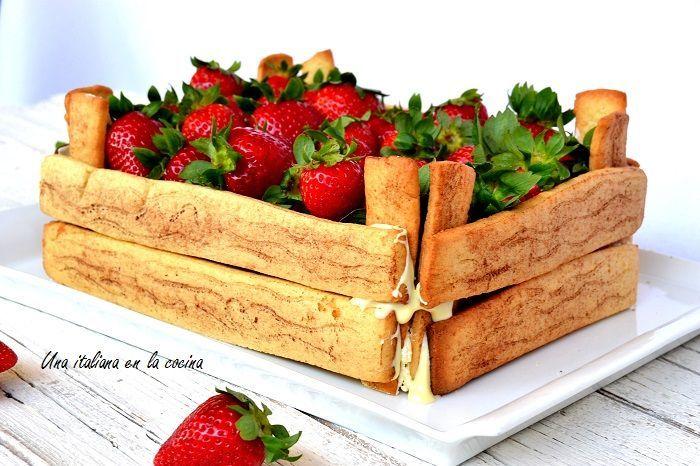 tarta caja de fruta