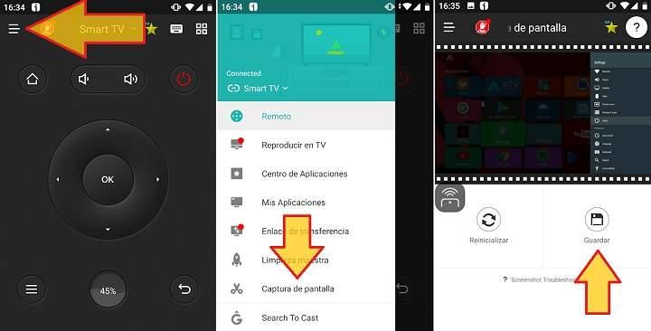 Cómo tomar screenshots o pantallazos en una Android TV Box
