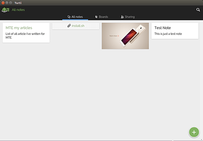 Turtl: Una alternativa segura de código abierto Evernote para Linux