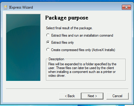 Cómo crear archivos autoextraíbles sin instalar software adicional
