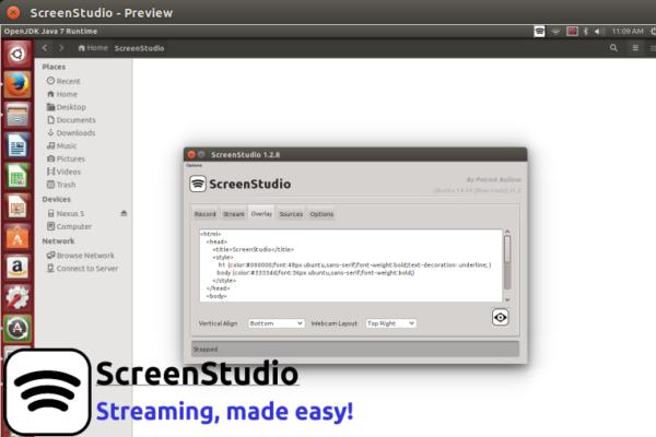 Cree fácilmente un screencast de su escritorio Linux usando ScreenStudio