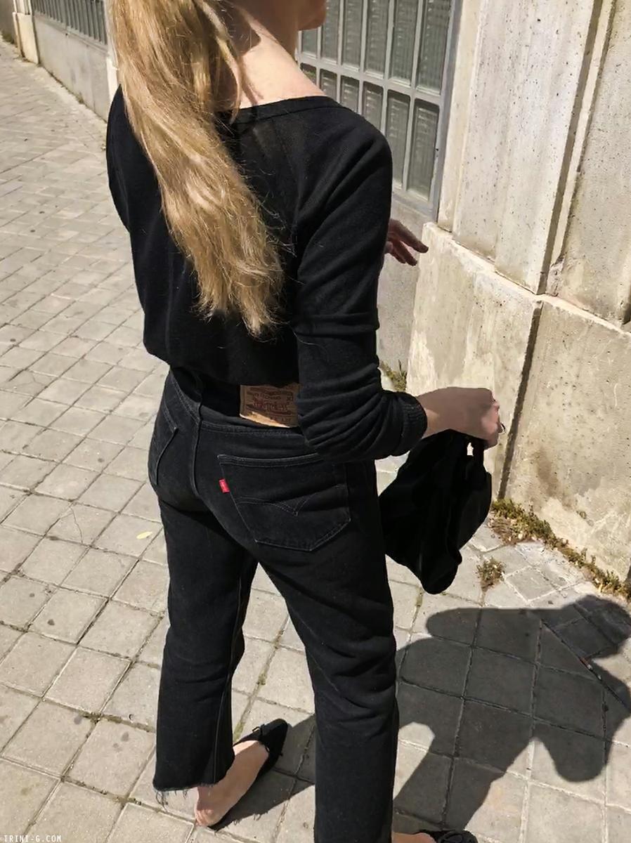 Trini |Levis vintage 501 Manolo Blahnik shoes