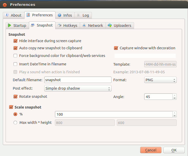 HotShots: Una herramienta de captura de pantalla ligera y útil para Linux
