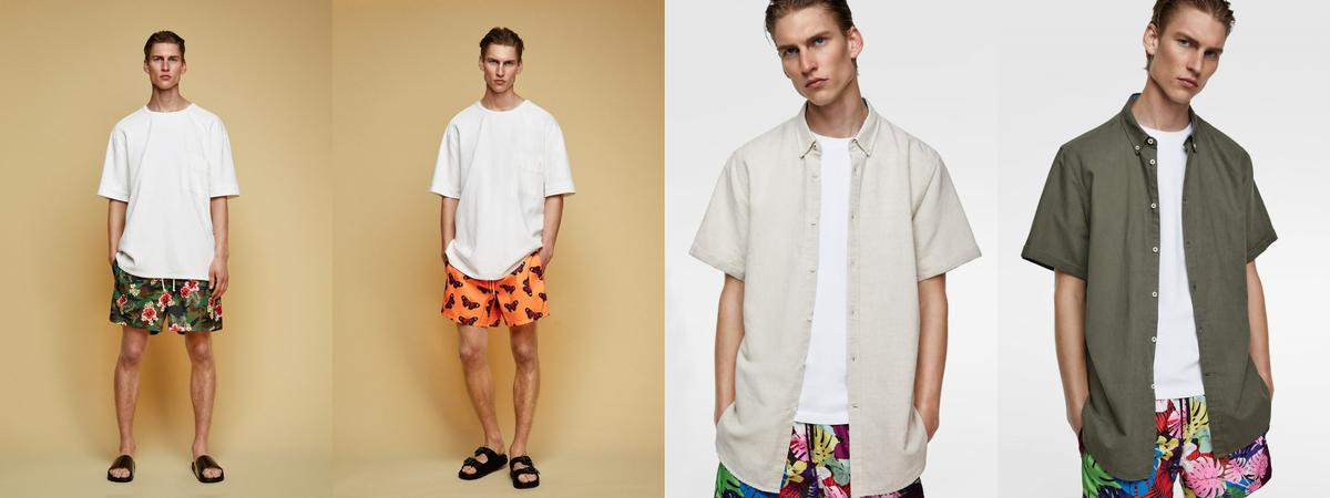 Nueva colección de Moda Baño Masculina de Zara