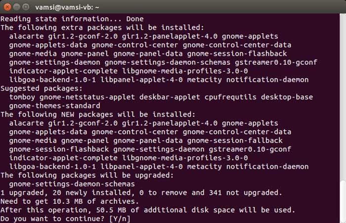 Cómo instalar Gnome Classic Shell en Ubuntu