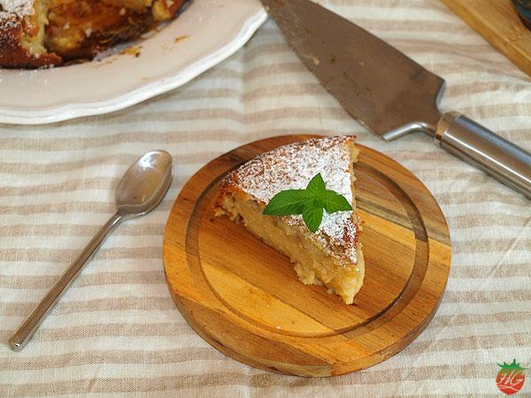 Receta Clafoutis de ruibarbo caramelizado HortoGourmet