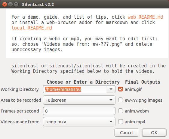 Cómo crear un GIF animado de su Screencast en Linux