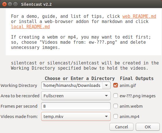 Cómo crear un GIF animado de su Screencast en Linux