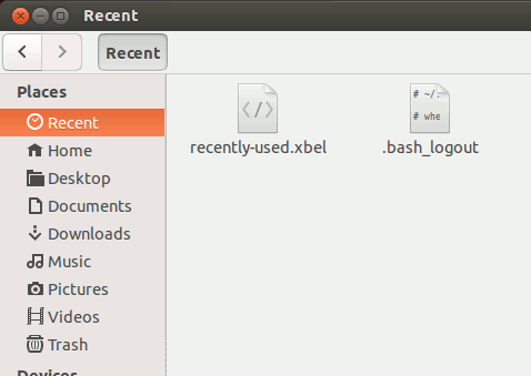 Borrar y desactivar documentos recientes en Ubuntu