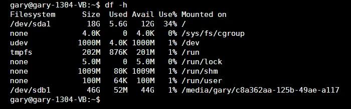 Entendiendo el Linux df y du Commands