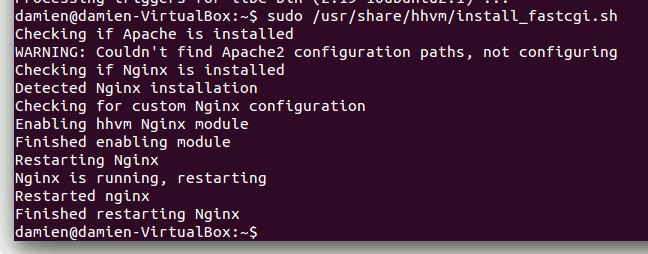 Cómo configurar la pila de LEMH (Linux, Nginx, MariaDB, HHVM) en el servidor Ubuntu