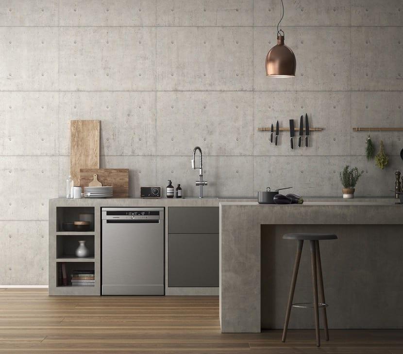 cocina industrial en el hogar