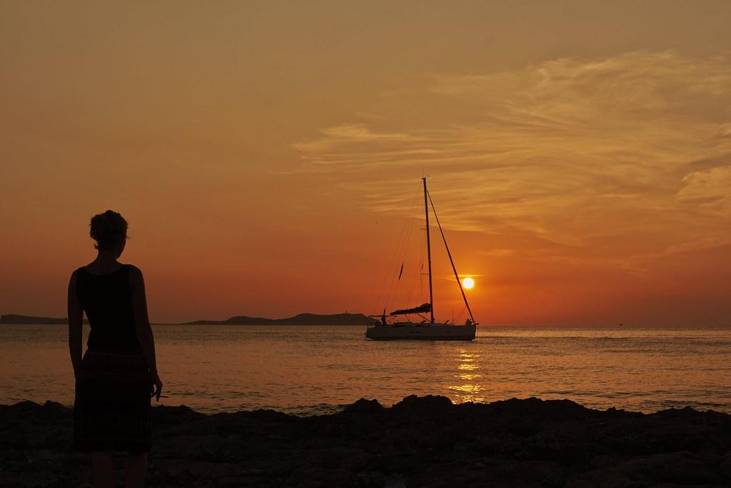 atardecer en ibiza
